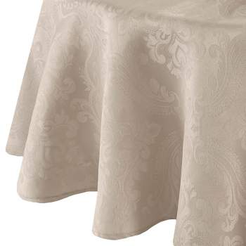 Rcz Décor Elegant Round Table Cloth - Made With Fine Crushed-velvet Material,  Beautiful Blush Tablecloth With Durable Seams : Target