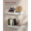VASAGLE Wall Shelves Set of 2 - 4 of 4