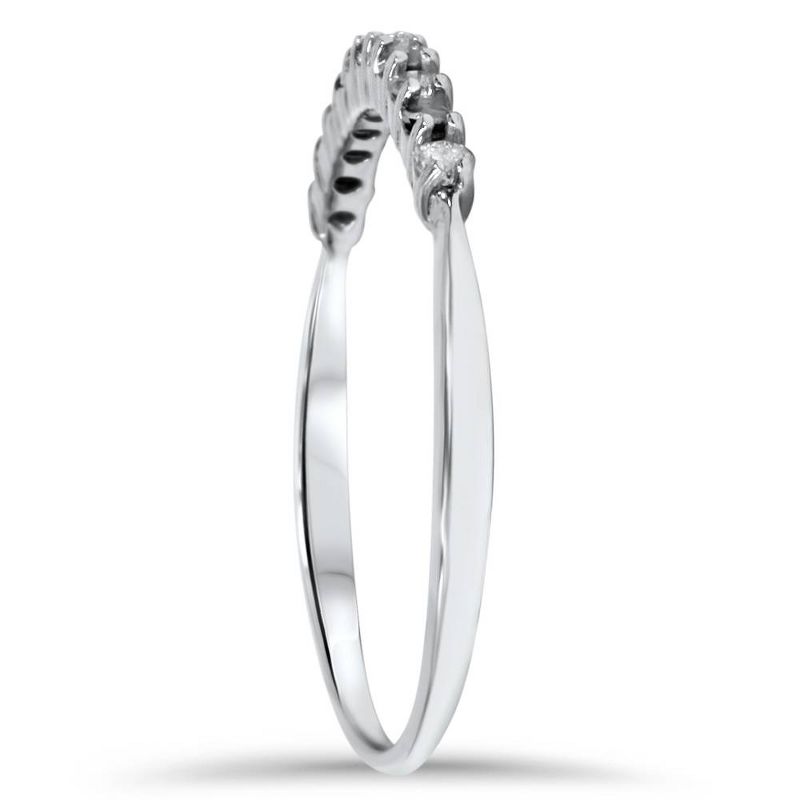 Pompeii3 1/4ct Black & White Diamond Wedding Anniversary Ring, 2 of 6