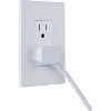 General Electric 5' Braided Cord 2 Outlet with 3 USB-A and 1 USB-C Desktop Charging Station 21W White - 4 of 4