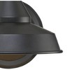 John Timberland Westley Rustic Farmhouse Outdoor Barn Light Fixture Black LED Gooseneck Arm Dark Sky 8 1/2" for Exterior Deck House Porch Yard Patio - 3 of 4