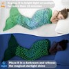 Catalonia Mermaid Tail Blanket for Toddlers Girls, Glow in The Dark Mermaid Sleeping Bag, Unicorn Pattern, Mermaid Gifts for Girls 4-6, Gift for Kids - 3 of 4