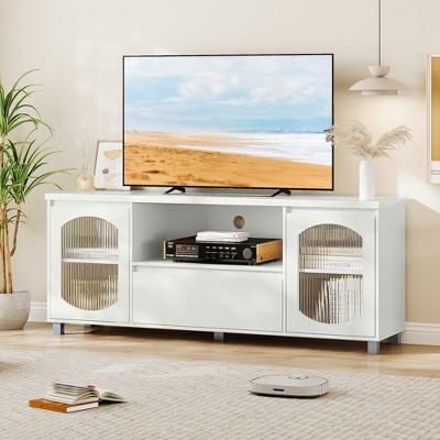 Modern Tv Stand for 60/65/70 Inch Tv, Media Console Cabinet with Storage Cabinet and Drawer