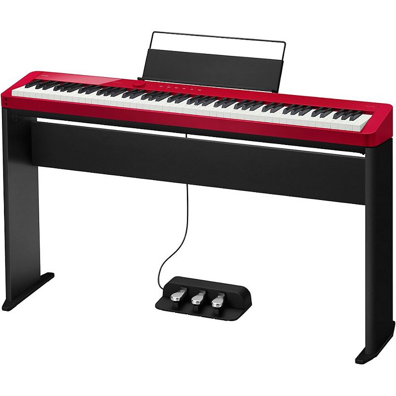 Casio PX-S1100 Privia Digital Piano With CS-68 Stand and SP-34 Pedal Red, 1 of 2