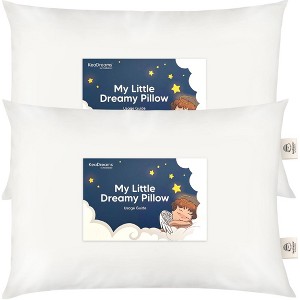 KeaBabies Toddler Pillow - Soft Organic Cotton Kids Pillows for Sleeping - Travel Pillow for Kids Age 2-5 - 1 of 4