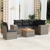 vidaXL Garden Sofa Set Grey - 2 of 4