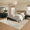 Area Rug Vintage Medallion Carpet Washable Rug Stain Resistant Throw Carpet Non Shedding Low Pile Folding Floor Cover - 2 of 4