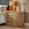 Hommoo 3-Drawer 31.5" Wide Nightstand - 4 of 4