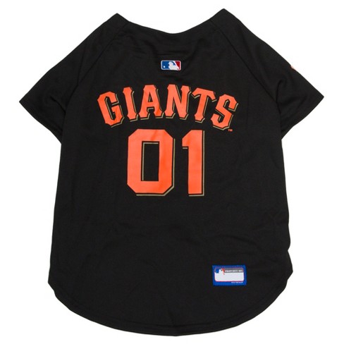 Mlb San Francisco Giants Pets First Pet Baseball Jersey - Black Xl