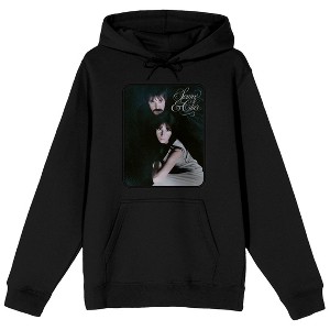 Sonny & Cher The Two Of Us Long Sleeve Black Adult Hooded Sweatshirt - 1 of 3