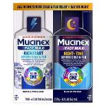 Mucinex All-in-One & Nightshift Kickstart Liquid Cold & Flu Treatment - 12oz