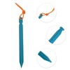 Unique Bargains Reusable 10xNails 1xBag 1xPlastic Hammer 1xNail Puller Tent Pegs 1 Set - 3 of 4