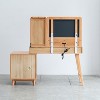GDFStudio Crichton Modern Solid Oak Dresser Table with 4 Drawers and Shelves - 4 of 4