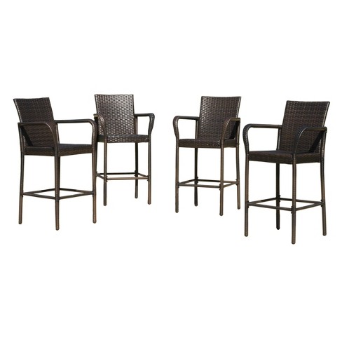 Target wicker deals bar stools