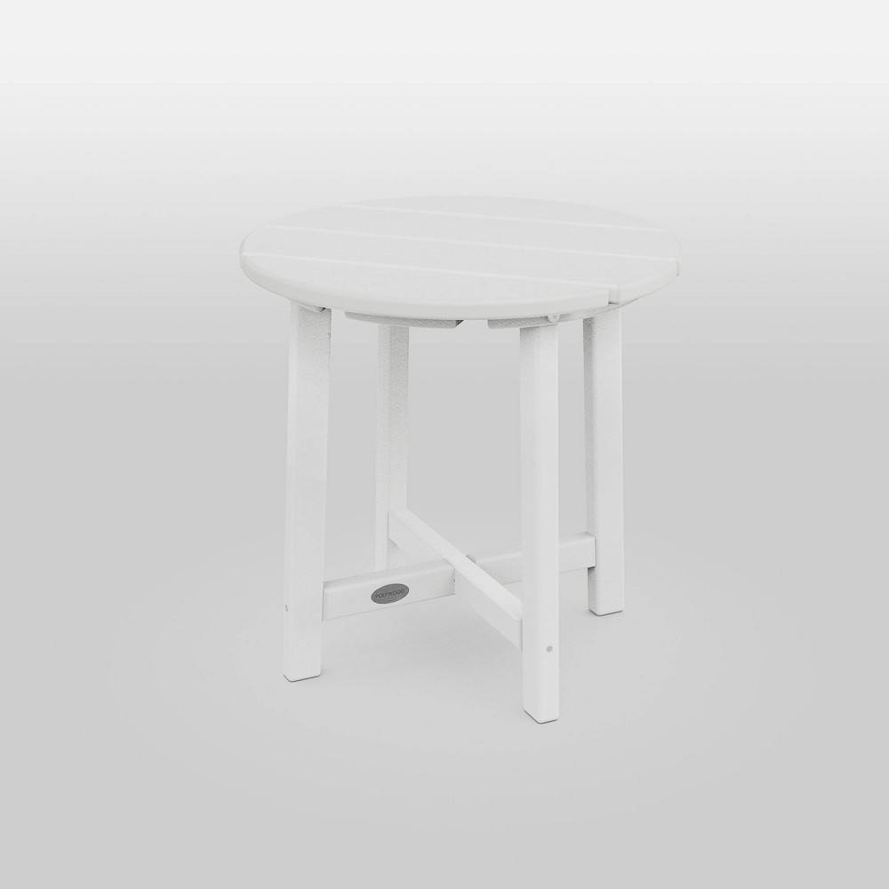 POLYWOOD Round Shawboro Side Table White - Threshold™