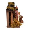 Kurt Adler 1.25-5.25-Inch Porcelain Nativity Figures With Wooden Stable, 9-Pieces - 2 of 4