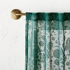 36"-66" Medallion Snap Grip French Curtain Rod Brass - Opalhouse™ designed with Jungalow™ - image 2 of 4