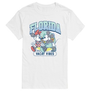 Men's - Disney - Mickey And Minnie Florida Vacay Vibes Short Sleeve Graphic T-Shirt - 1 of 4