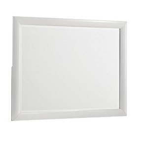 Soul Modern Style Mirror Made with wood in White(Includes Mirror Only) same as B009P309602 (CA inventory) - 1 of 4