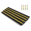 Rubber Curb Ramp, Rise Height Sidewalk Curb Ramp,Driveway Ramp or Forklifts, Trucks, Buses, Cars, Wheelchairs, Bikes - 3 of 4