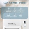Kismile 10000 ASHRAE BTU/6000 BTU DOE 115-Volt Vented Medium Room Portable Air Conditioner Remote Included - 4 of 4