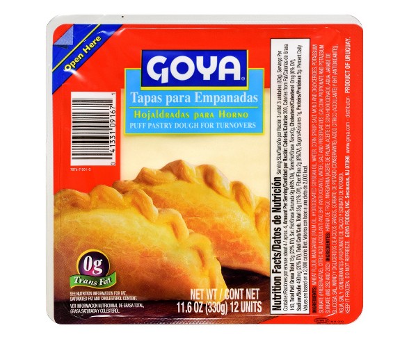 Goya Frozen Tapas Para Empanadas - 11.6oz