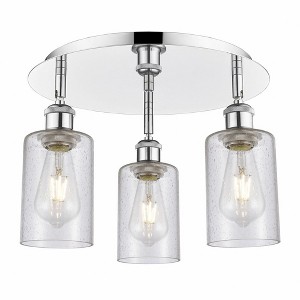 Clymer - 3 Light Flush Mount In Art Deco Style-9.38 Inches Tall and 15.63 Inches Wide - 1 of 1