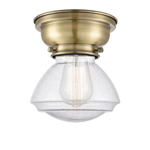 Olean - 1 Light Flush Mount In Industrial Style-6.4 Inches Tall and 6.75 Inches Wide - 1 of 1