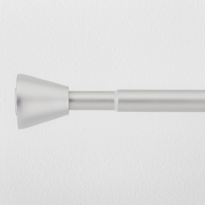 86" Tapered Finial Tension Aluminum Shower Curtain Rod - Threshold&trade;: Adjustable, Rust-Resistant Bath Accessory