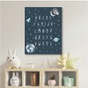 Courtside Market Learn Your Abc Space 16x20 Gallery-Wrapped Canvas - 2 of 4