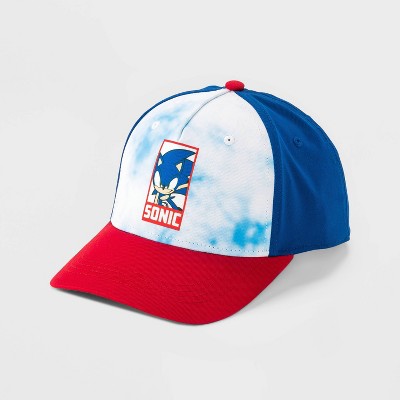 Photo 1 of BUNDLE OF 2 Boys Sonic the Hedgehog Americana Baseball Hat - Blue/Red