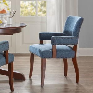 CAVINAS Dining Chairs Kitchen Chairs Arm Dining Chair with Wooden Frame for Kitchen, Bedroom - 1 of 4