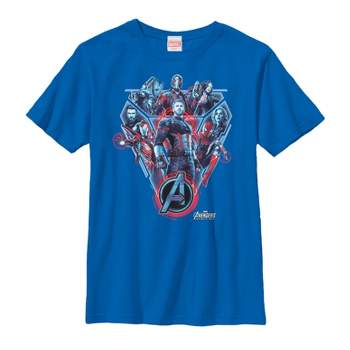 Girl\'s Marvel Avengers: T-shirt War Logo Target Infinity 
