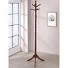 Rack Clothes,Merlot Coat Rack with Twisted Post for Closet, Wardrobe - 2 of 4