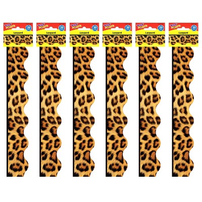 TREND Leopard Terrific Trimmers®, 39 Feet Per Pack, 6 Packs