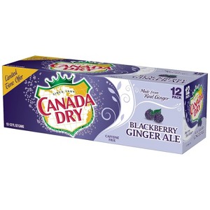 Canada Dry Blackberry Ginger Ale -12 Fl Oz (pack Of 12) - 1 of 1