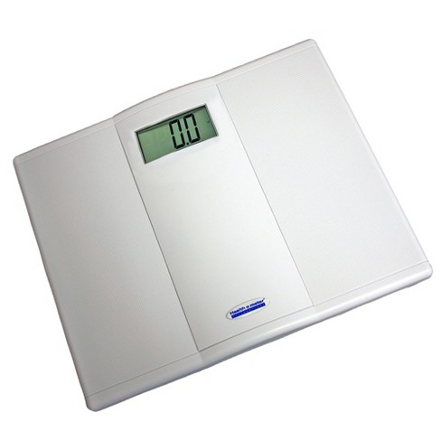 Extra Wide Glass Talking Digital Scale | The Bathroom Scale That Talks |  Accurate Visual & Voice Display Digital Scale for Body Weight | 395 Pounds