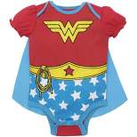 DC Comics Justice League DC Comics Wonder Woman Baby Girls Bodysuit and Cape Newborn to Infant 