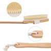 Unique Bargains Dry Brushing Body Brush for Lymphatic Drainages Wood Color 1 Pc - 3 of 4