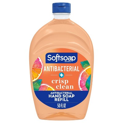 Softsoap Antibacterial Liquid Hand Soap Refill - Crisp Clean - 50 fl oz