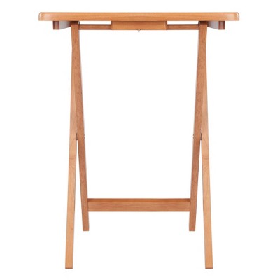 Sophia Transitional Teak 5-Piece Snack Table Set