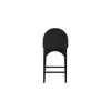 Meridian Furniture,Waldorf Black Boucle Fabric Stool - 2 of 4