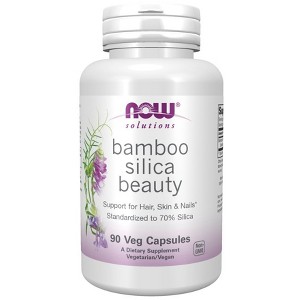 Bamboo Silica Beauty by Now Foods  -  90 VegCap - 1 of 3
