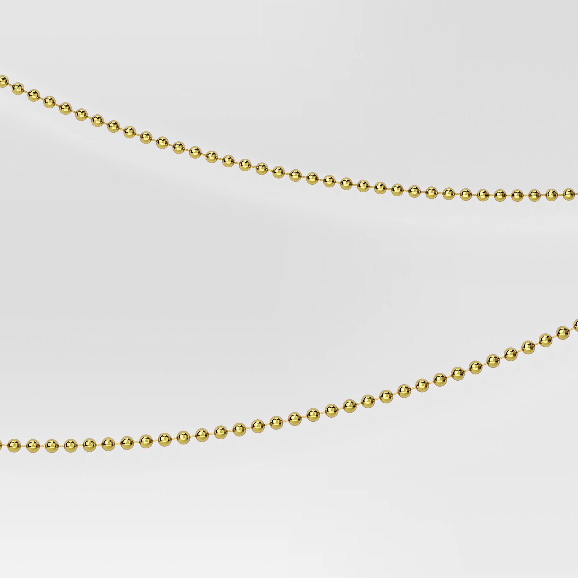 25' Plastic Bead Decorative Christmas Tree Garland - Wondershop™