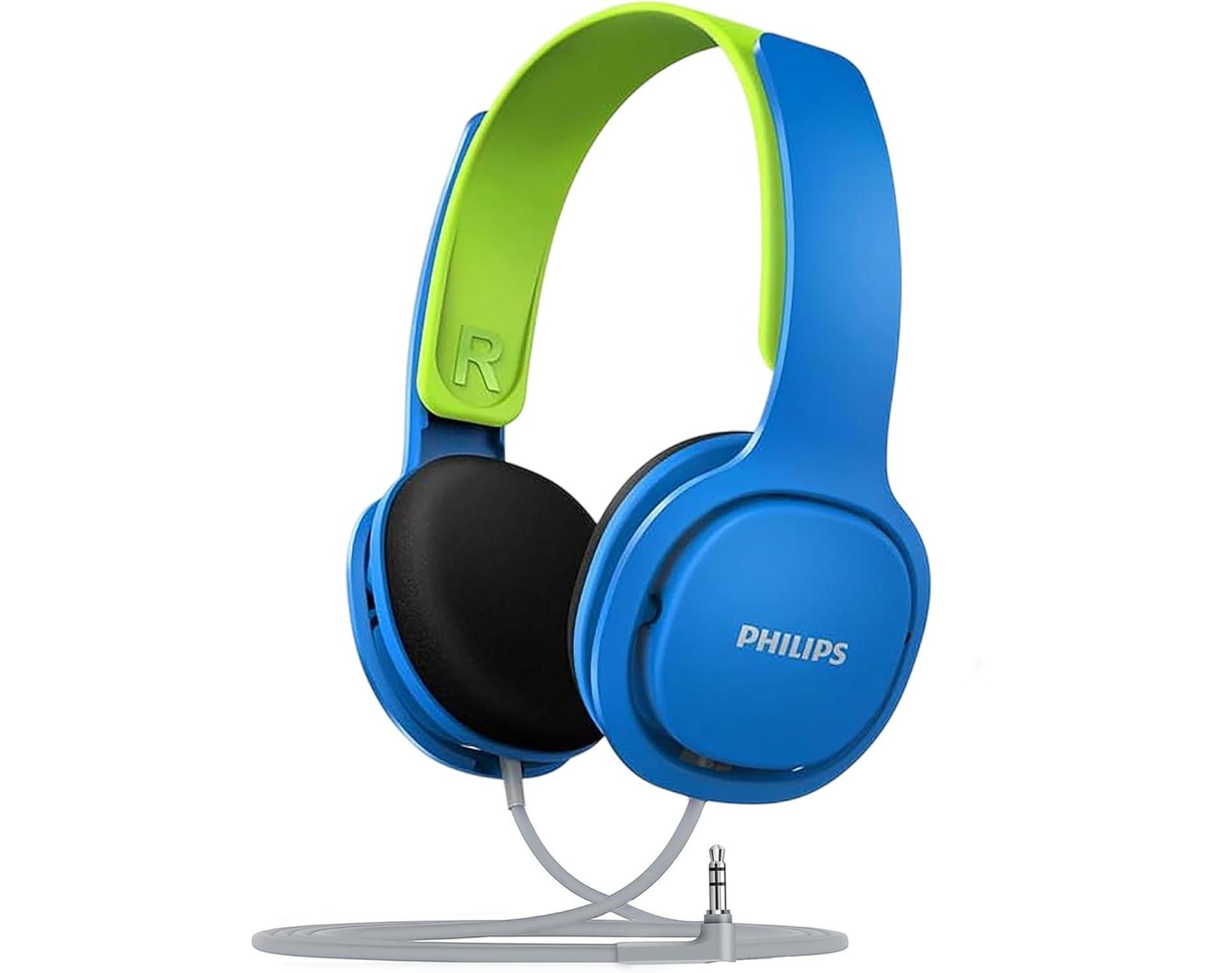 PHILIPS Kids Wired Headphones for School, Safe Volume Limit, Lightweight & Durable for Home, Travel & School