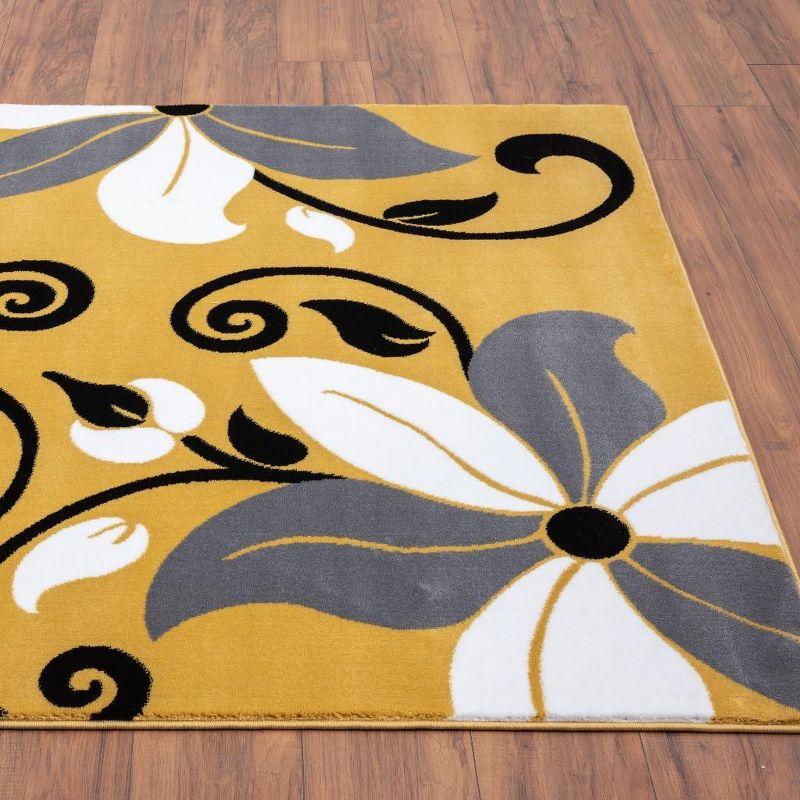 Luxe Weavers Floral Modern Area Rug for Living Rooms, 3 of 11