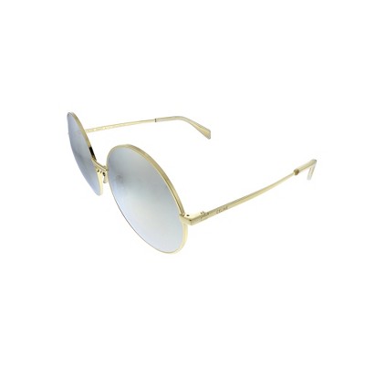 Celine CL 40076U 30C Womens Round Sunglasses Gold 61mm