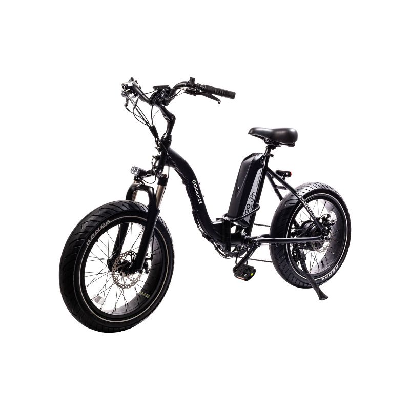 Go Power Bike 20&#34; Go Cruiser Step Through Electric Folding Cruiser Bike - Black, 1 of 15