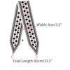 INSPIRE CHIC Women's Polka Dots Skinny Long Satin Silky Ribbon Neck Scarves 1Pc - 3 of 4