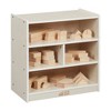 ECR4Kids Mobile Block Storage Cart, Small - 3 of 4